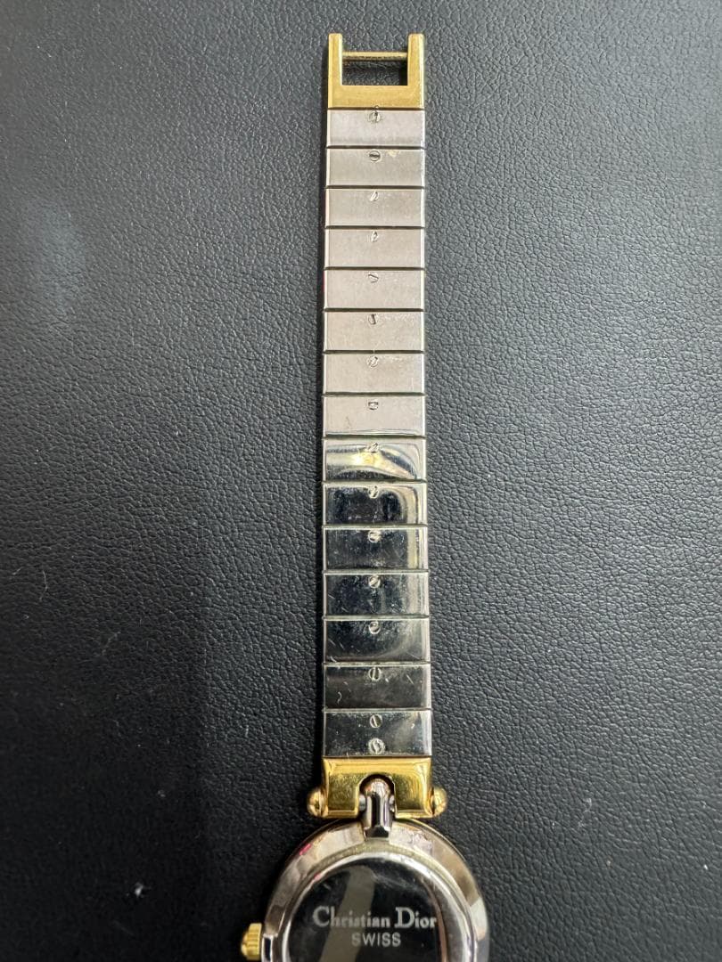クリスチャンディオール 3025 ラウンド 腕時計 SS コンビ レディース
