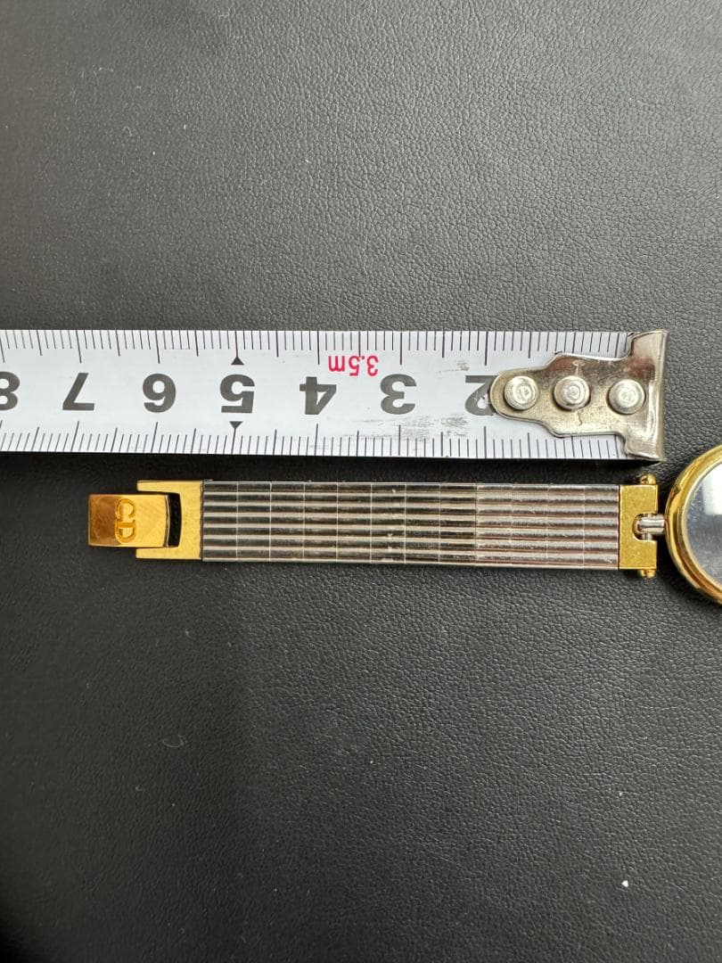 クリスチャンディオール 3025 ラウンド 腕時計 SS コンビ レディース