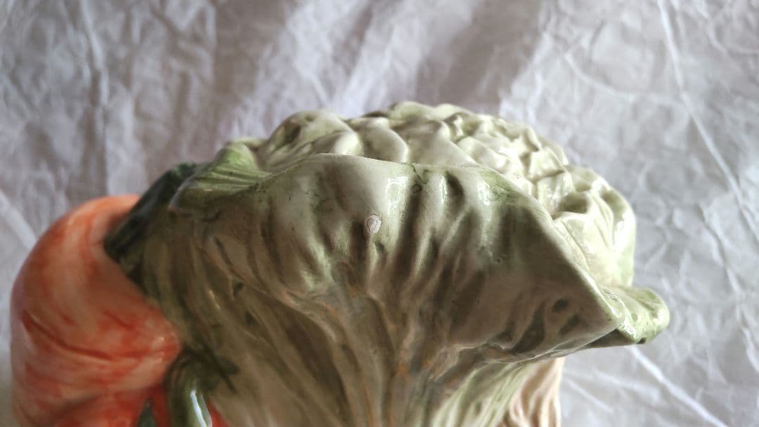 フルーツ キャニスター 陶器 3連 アンティーク レトロ イタリア 保存容器