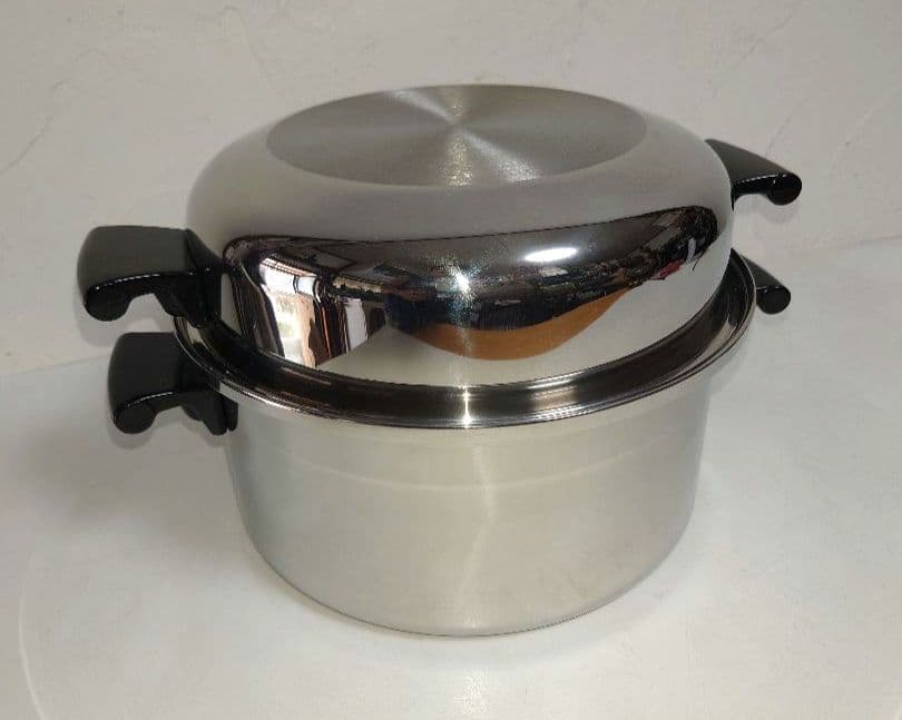 【未使用】アムウェイクィーン6L シチューパンセットAmway無水鍋 蒸し器