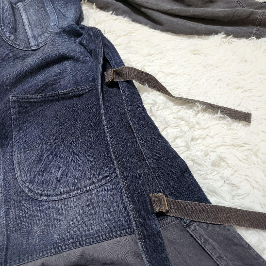 ■希少■ミハラヤスヒロ デニム 切り替え スプリングコート 変形 44