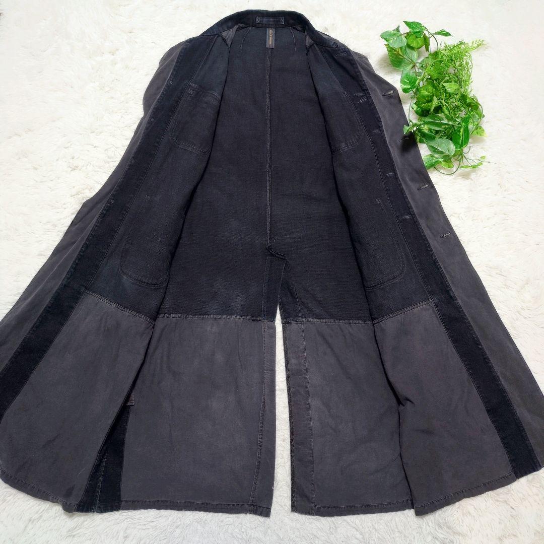 ■希少■ミハラヤスヒロ デニム 切り替え スプリングコート 変形 44