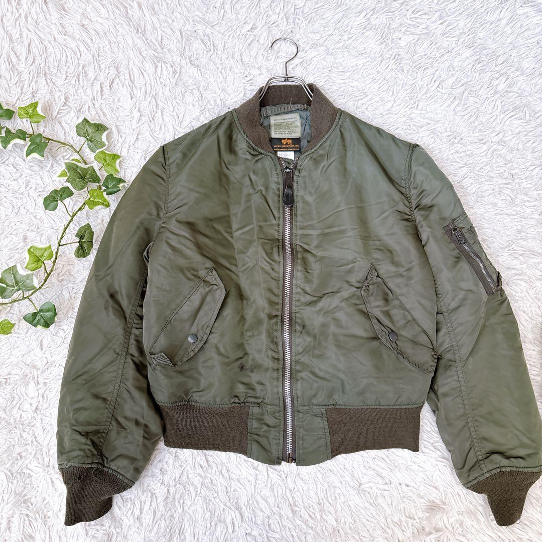USA製 アルファ MA-1 MIL-J-8279 フライトジャケット　M