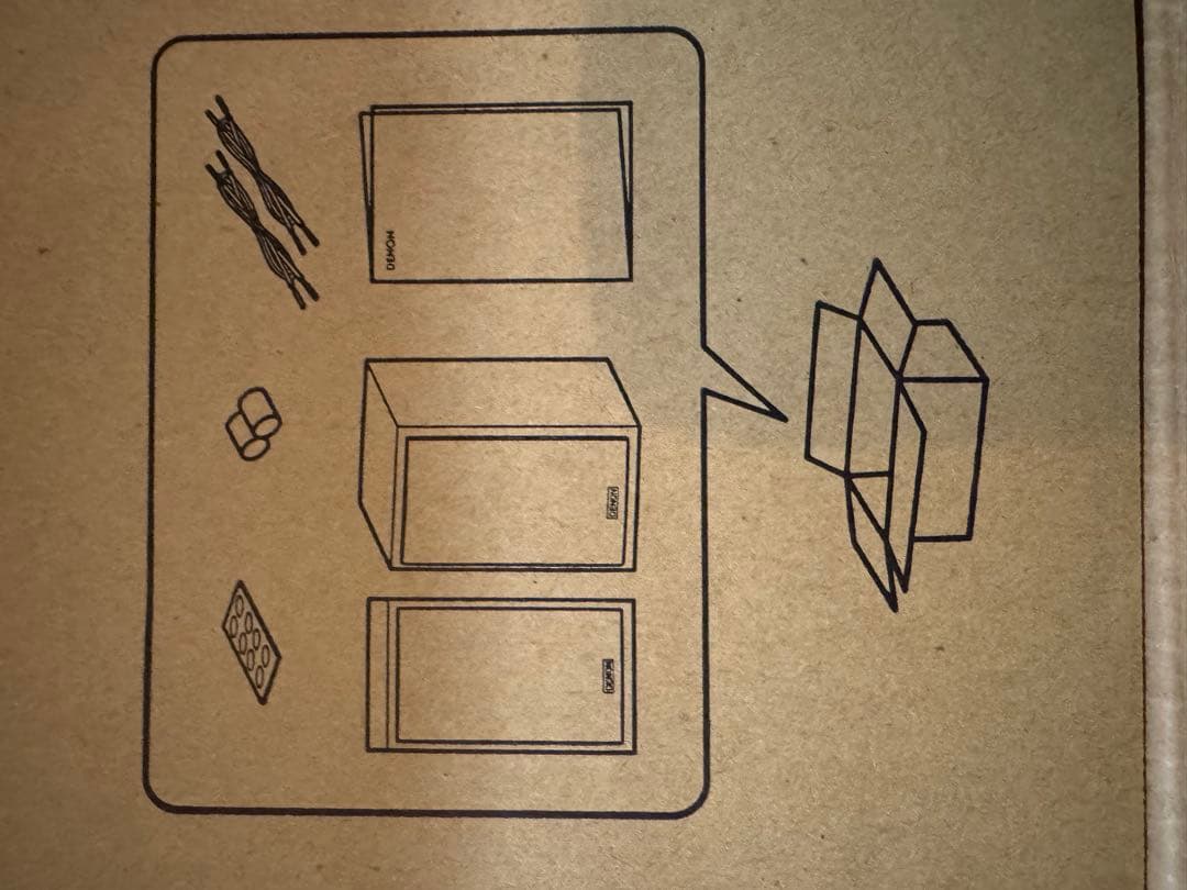 美品DENON スピーカー ブラックSC-M40ペア　箱付き