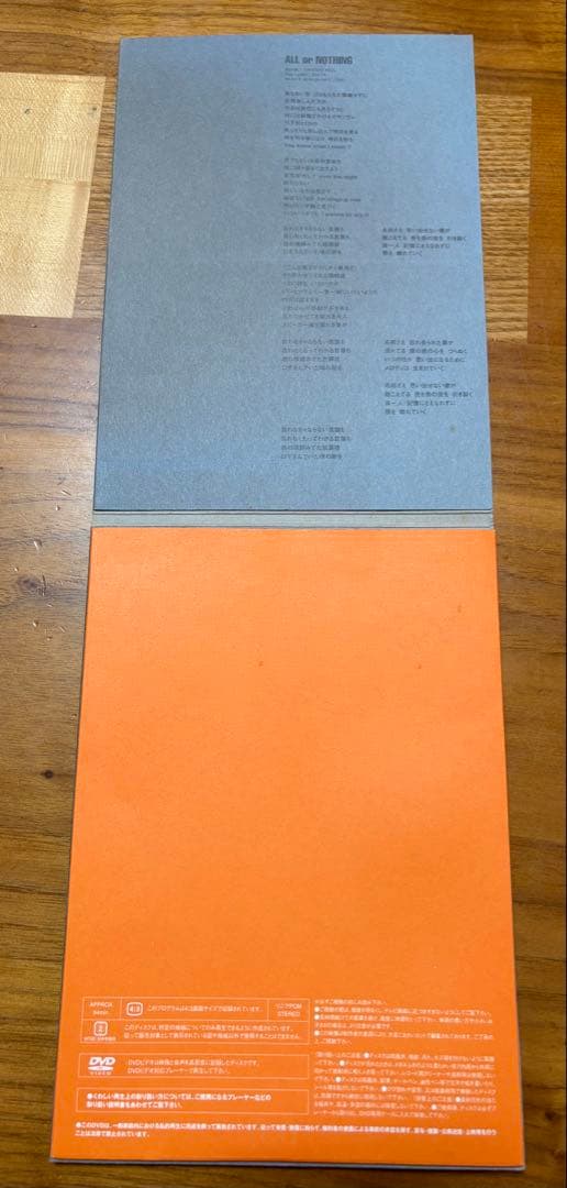 ARASHI / All or NOTHING / DVD【廃盤品】