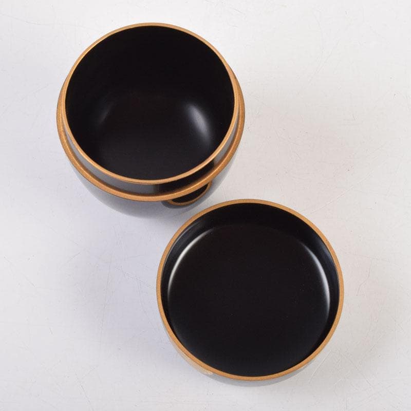 茶道具　蒔絵師　宗祥作　高台寺蒔絵　棗　共箱　V　9174