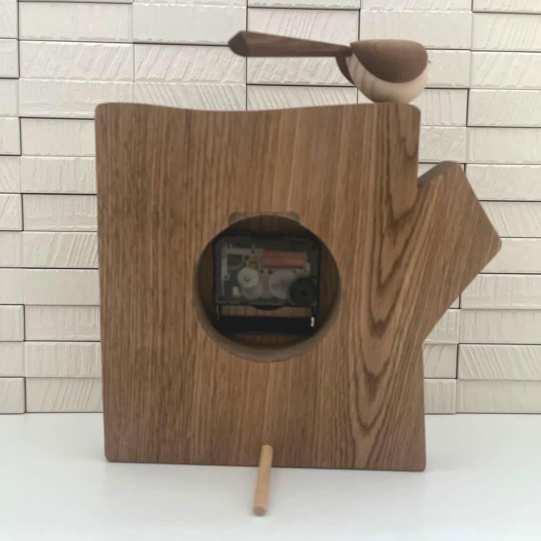 【未使用品】クラフト蒼 Craft So小鳥の時計 臼田健二 MUKU工房