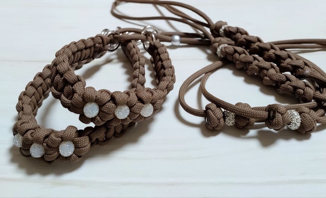 首輪一体型✳パラコードリード　ROWA☆