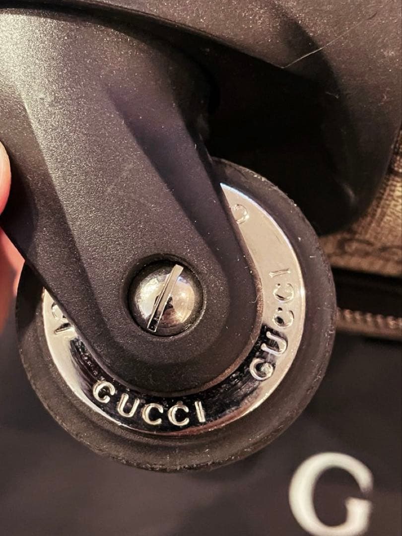 【大幅値下げ！レア希少美品／機内持込】GUCCIグッチGGキャリーキャリーケース