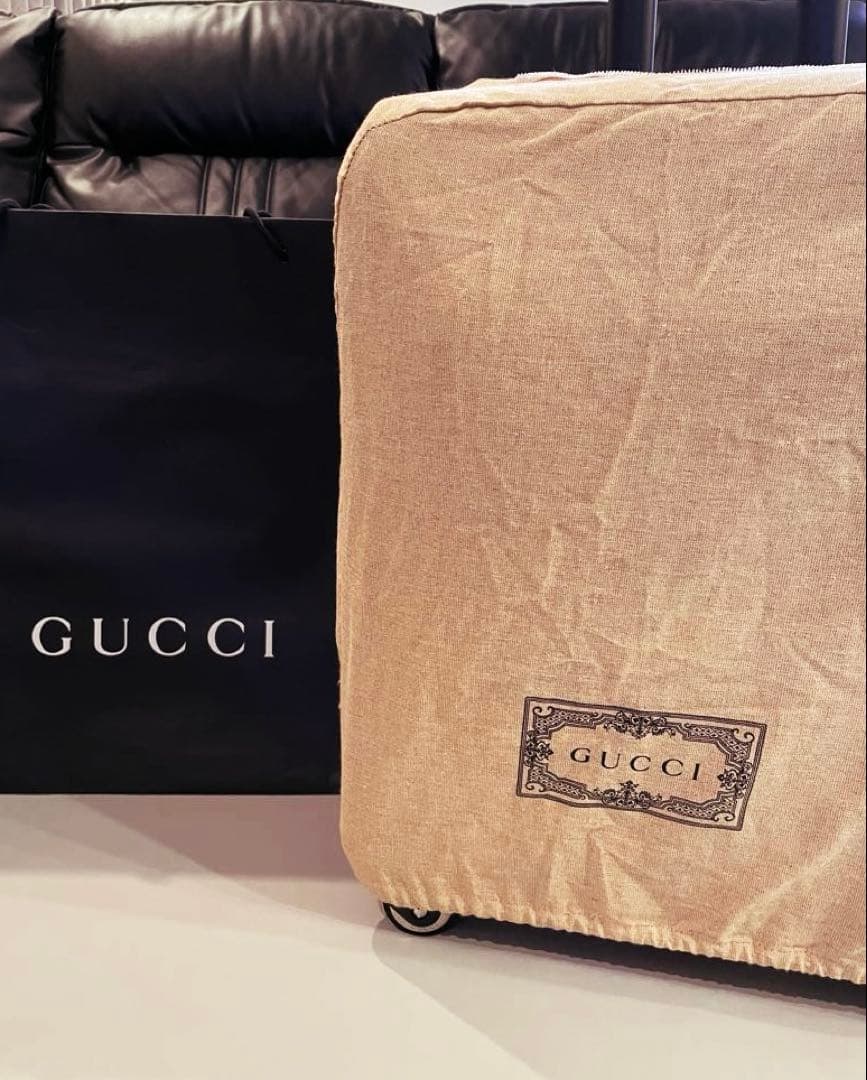 【大幅値下げ！レア希少美品／機内持込】GUCCIグッチGGキャリーキャリーケース