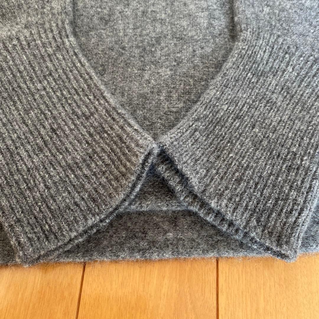 新品タグ付　Spick & Span ドルマンロングリブニットグレー