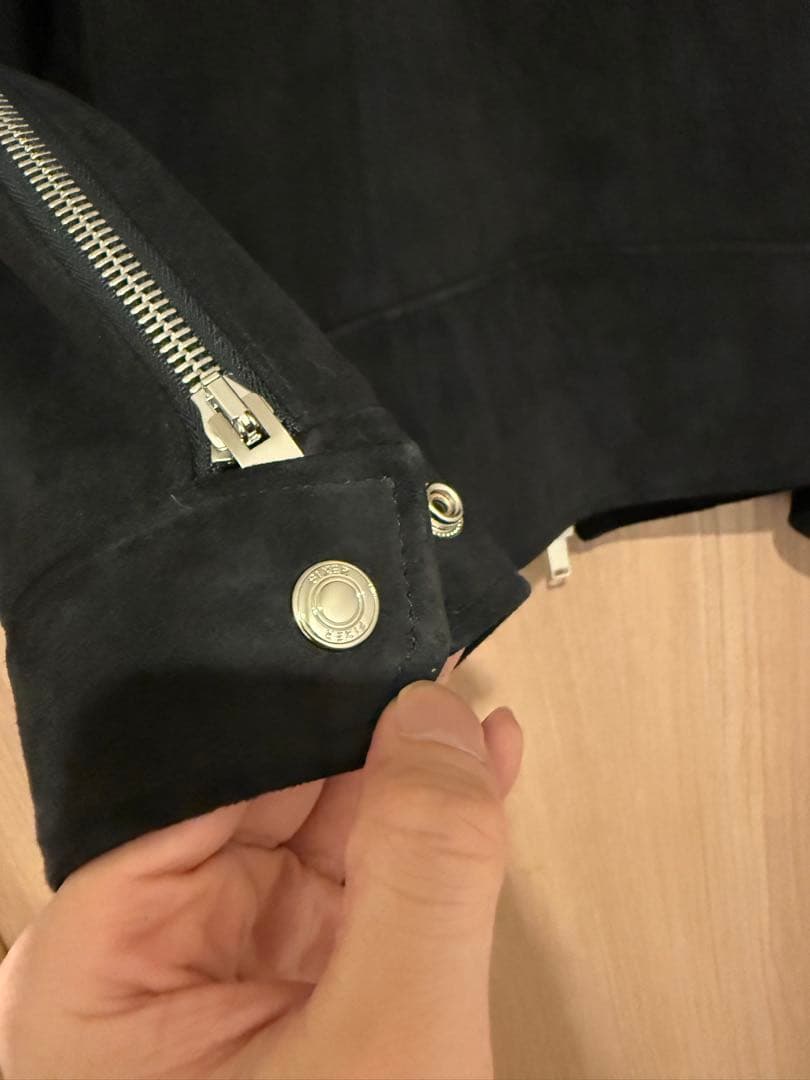 FIXER F2 カシミアスエード　シングルライダース　干場　44