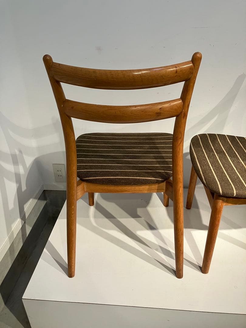 日進木工 nissin ヴィンテージチェア2脚、天童木工、柏木工、キツツキレトロ