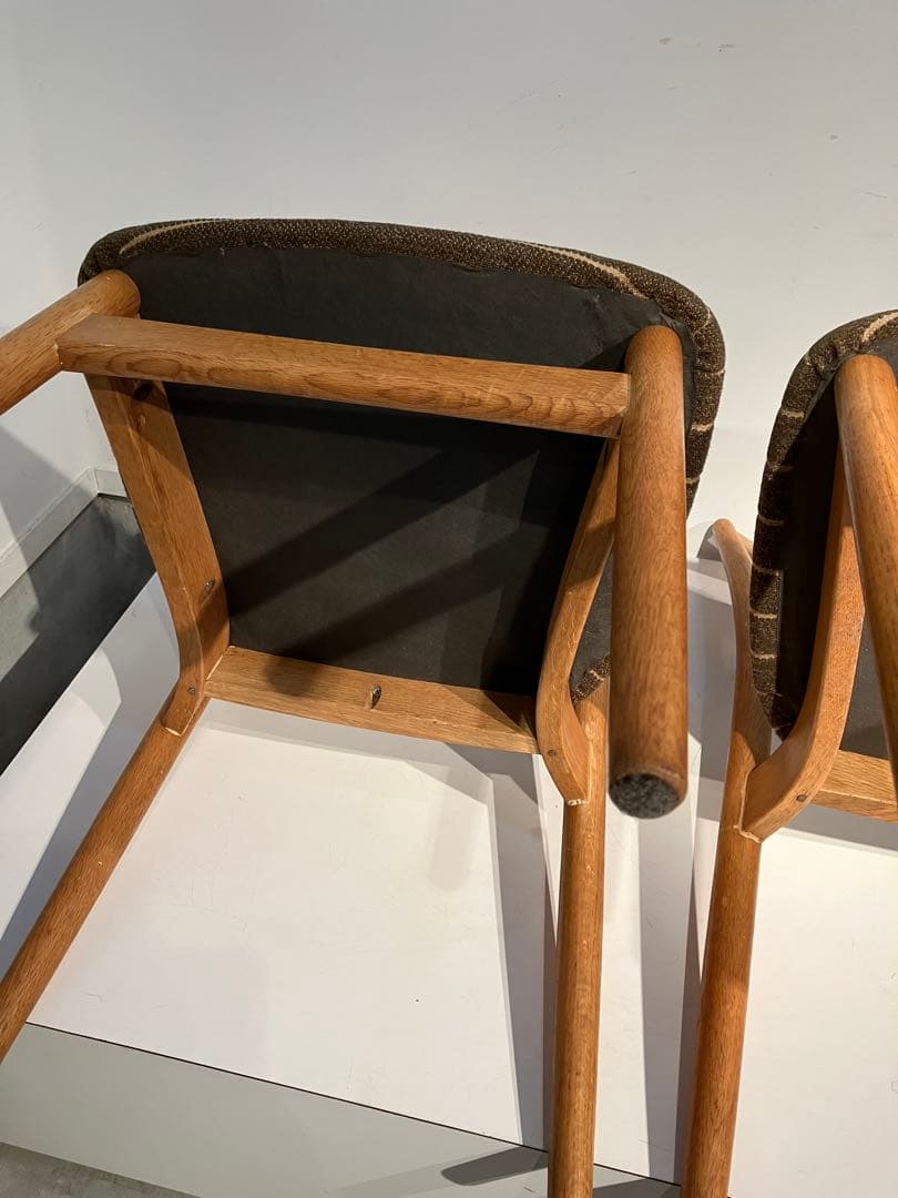 日進木工 nissin ヴィンテージチェア2脚、天童木工、柏木工、キツツキレトロ