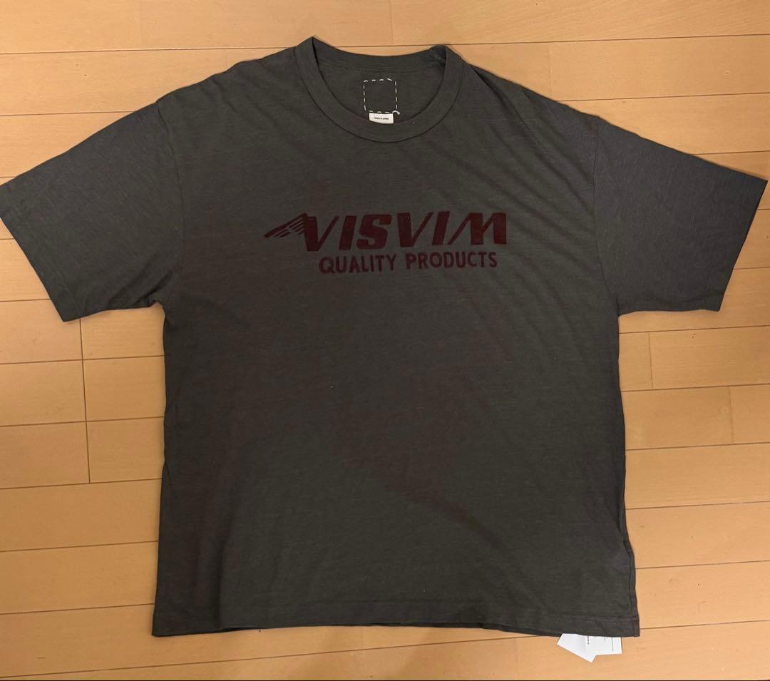 VISVIM FIL JUMBO ロゴプリントTシャツ クルーネック　ブラック