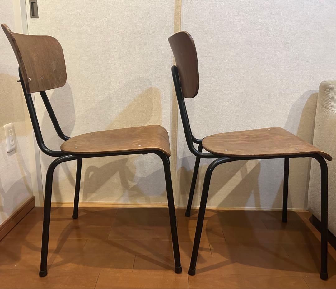 French Vintage Chairフランスヴィンテージ　椅子　二脚セット