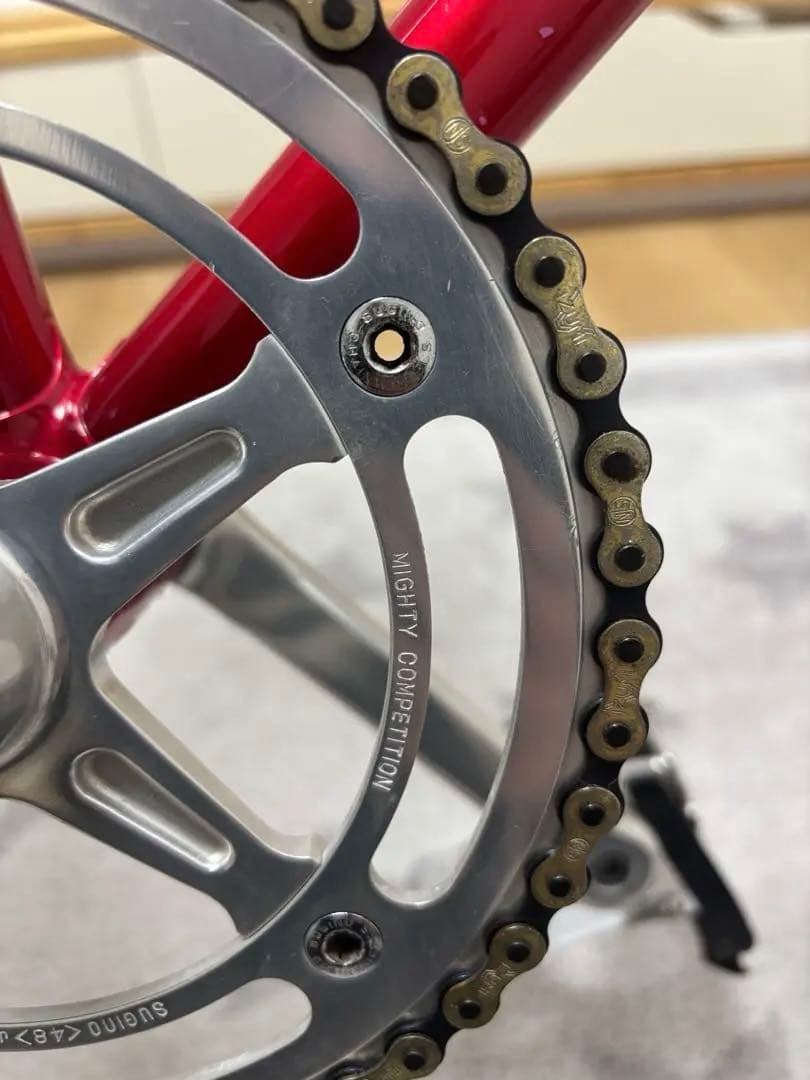 georama ジオラマ　NJS競争フレーム　ピストバイク　完成車