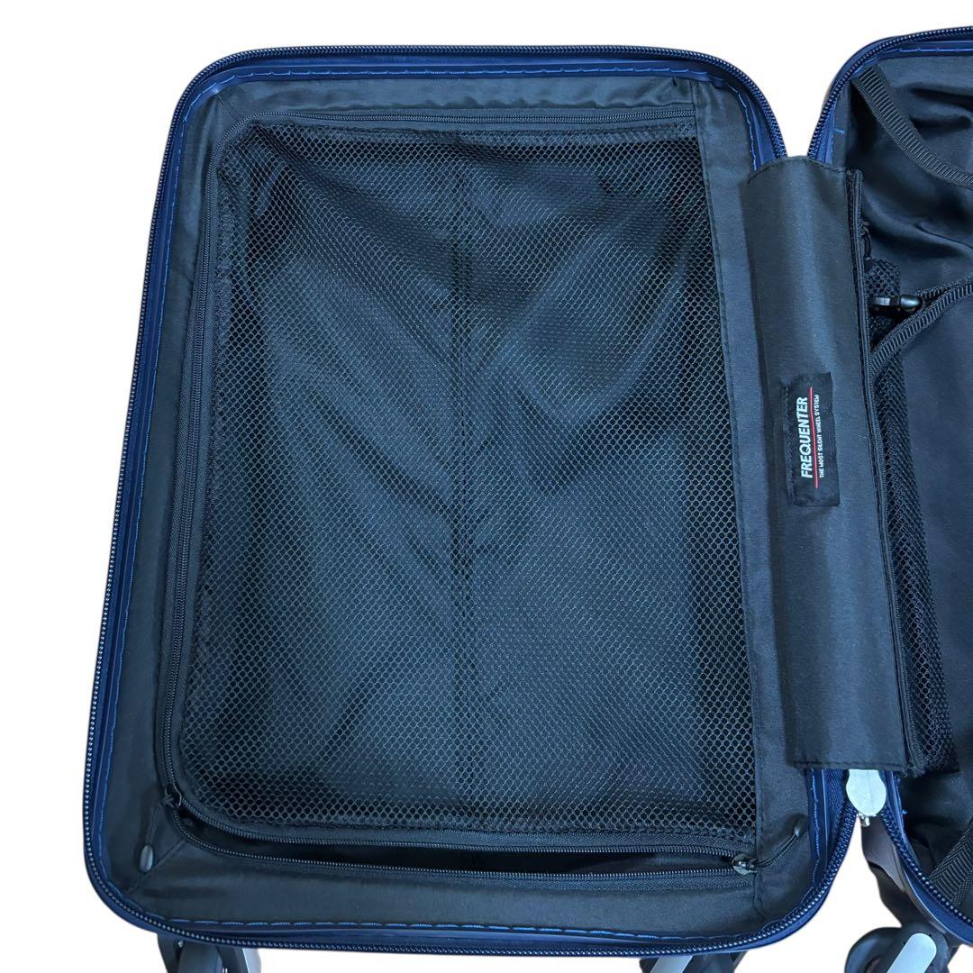 FREQUENTER WAVE キャリーケース ネイビー 34L 機内持込サイズ