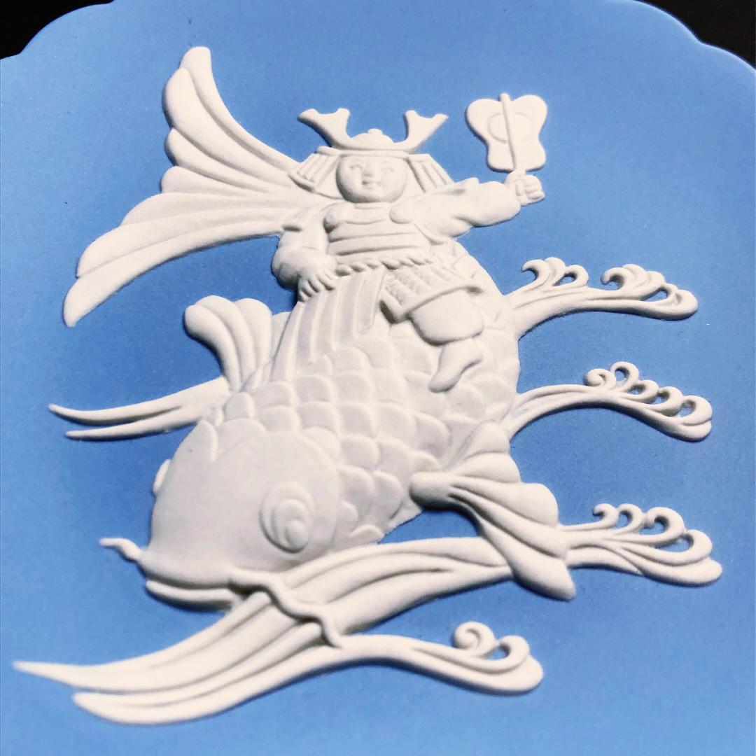 【美品・廃盤品】ウェッジウッド／ジャスパー 端午の節句 フェスティバルトレイ