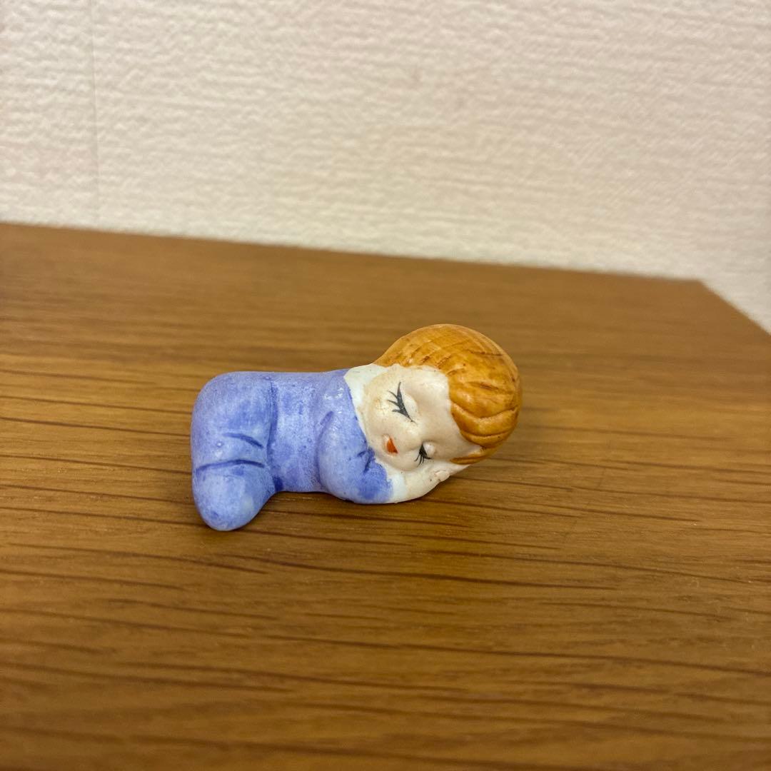 ★10希少　赤ちゃん　置物　ねんね　ベビーベット　かわいい　アンティーク　レース