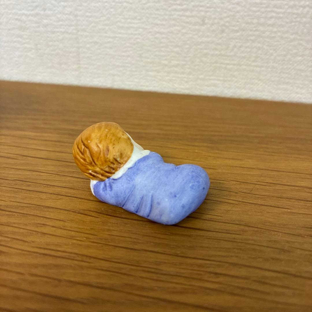 ★10希少　赤ちゃん　置物　ねんね　ベビーベット　かわいい　アンティーク　レース