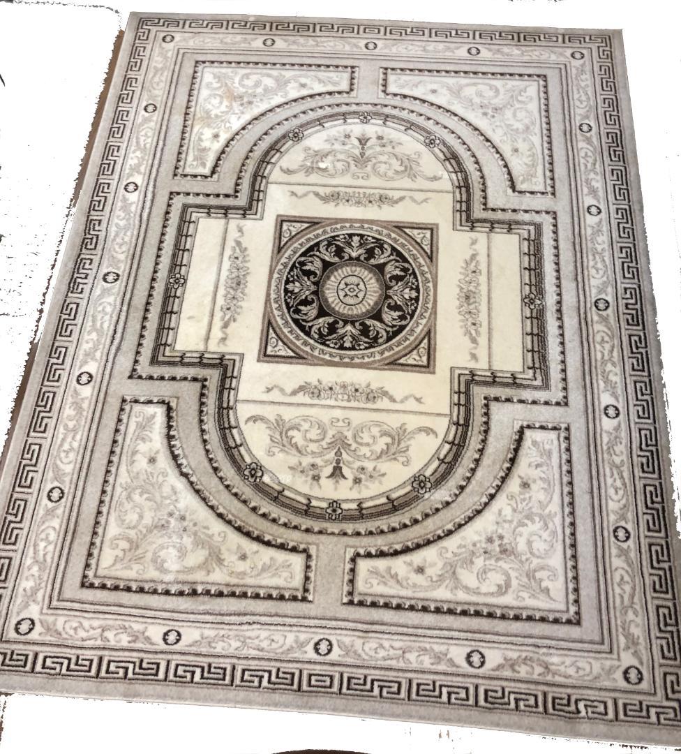 モンゴルの無染色純毛ラグ・カーペット 2.0m x 2.5m