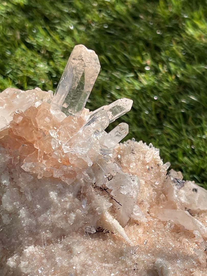 マニカラン　水晶　クラスター