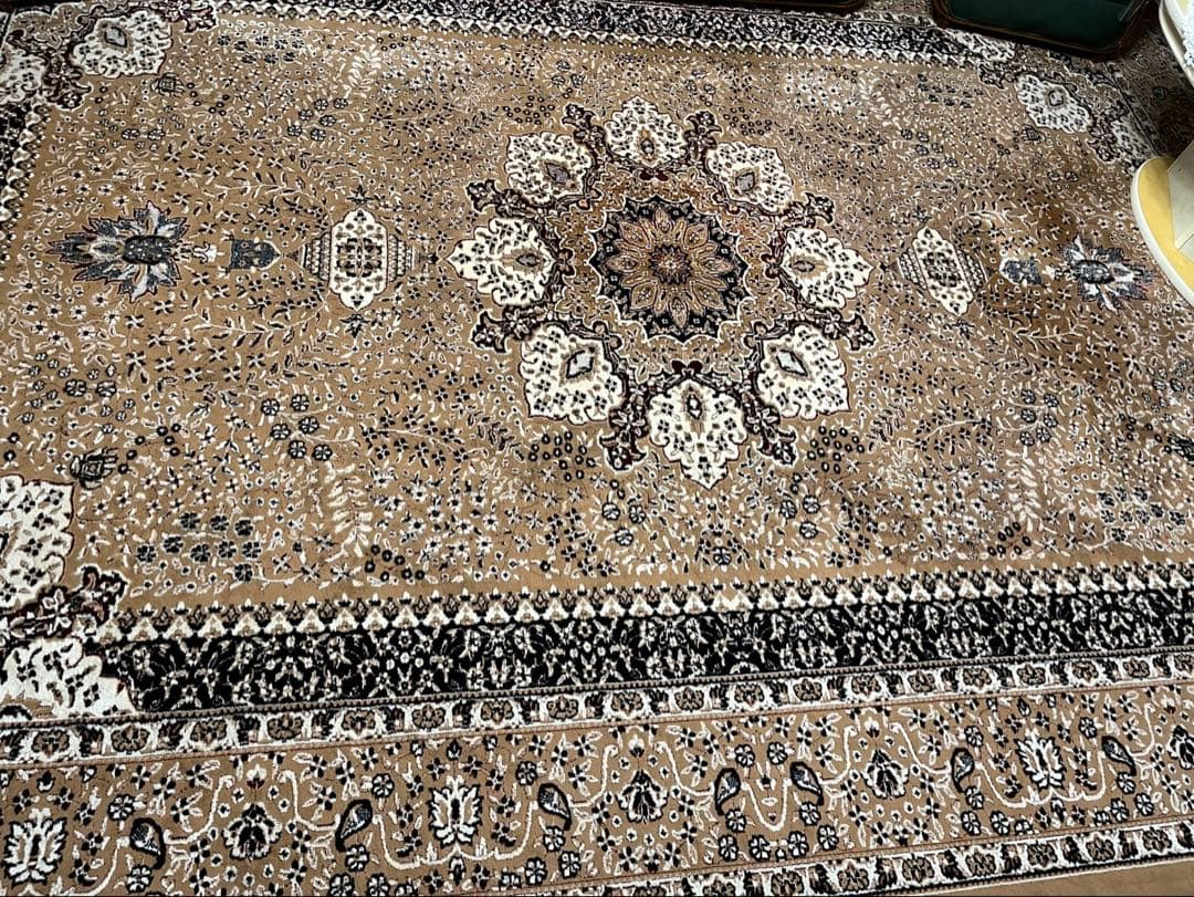 パキスタン手織り　ウール絨毯