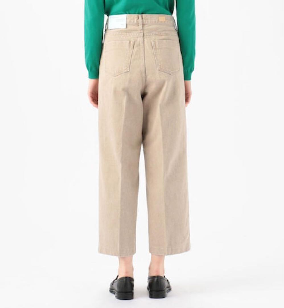 新品★ ワイド デニムパンツ ダークグレーTOMORROWLAND ¥21780