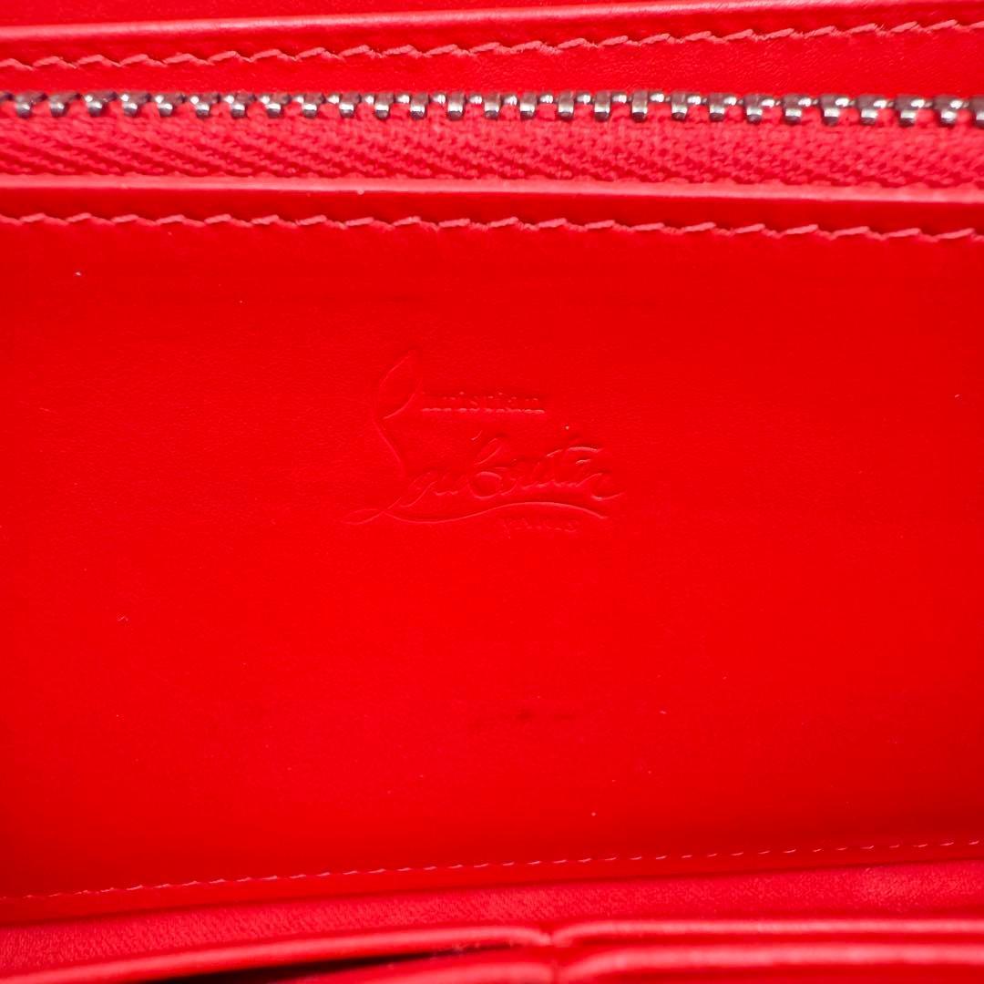 ✨極美品✨ ルブタン 長財布 パネトーネ ラウンドジップ　ブラック　レザー