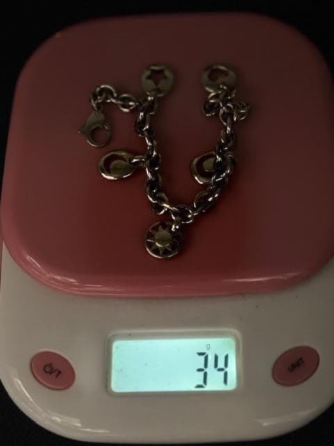 SyuyaN様　シルバー925 チャーム付きブレスレット2004×6