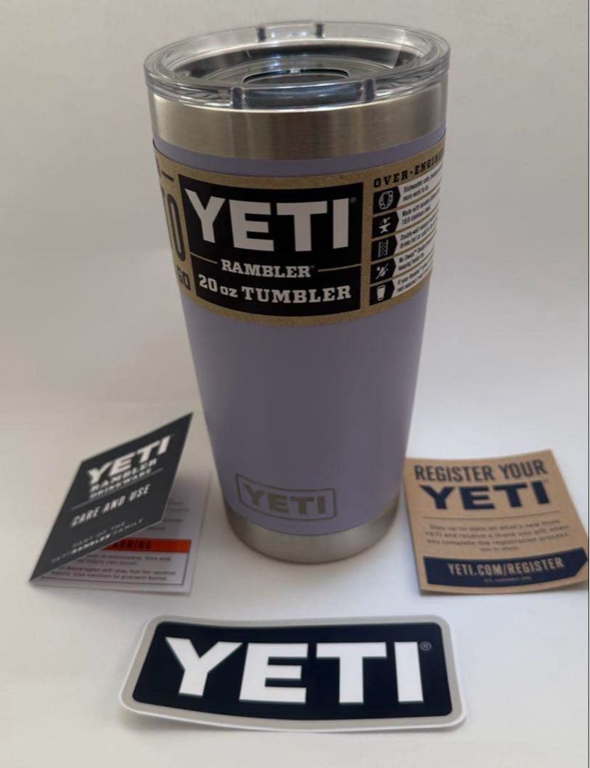 希少カラー　YETI Rambler 20 oz Tumbler ラベンダー