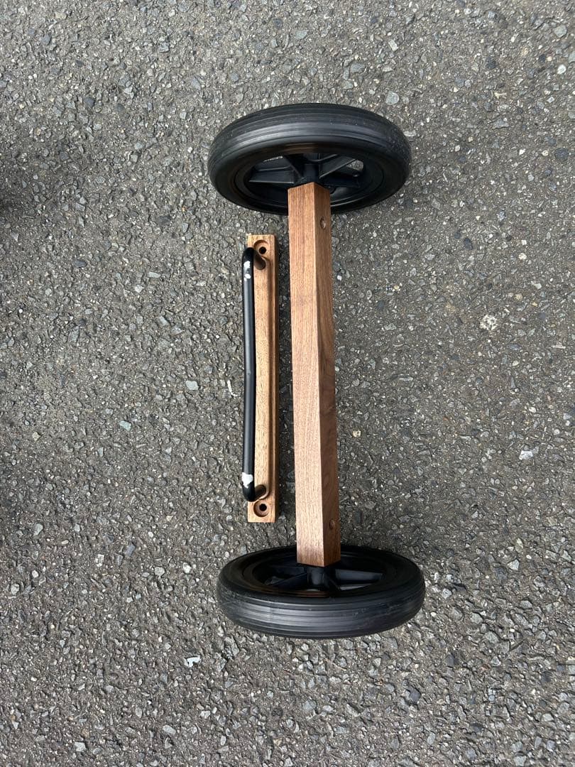 IKIKI シャルフコンテナ用　ホイールセット　ウォルナット