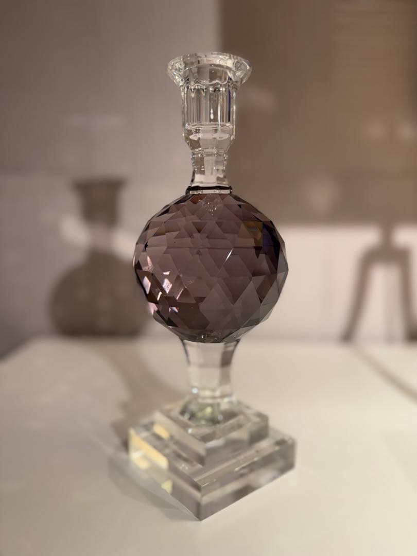 「未使用」ボーコンセプトBoconcept/ガラスキャンドルスタンド