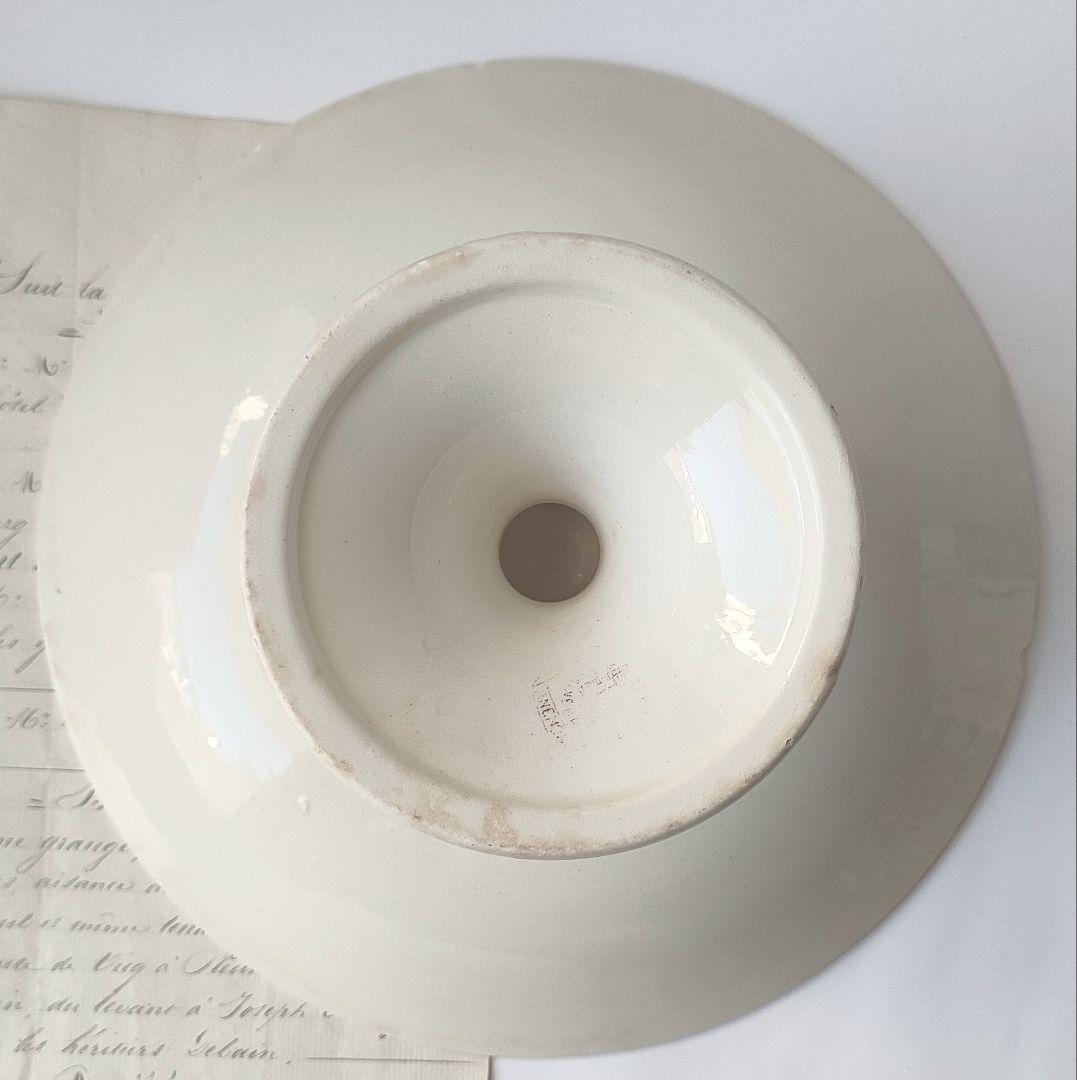 希少　美品　ジアン　アネモネ　コンポティエ　フランスアンティーク