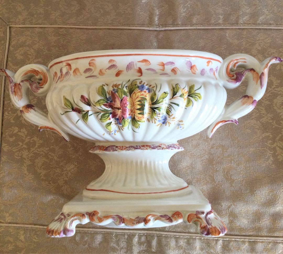 ヴィンテージ　イタリア製チュリーン　インテリアとしても　蓋付き容器　スーピエール