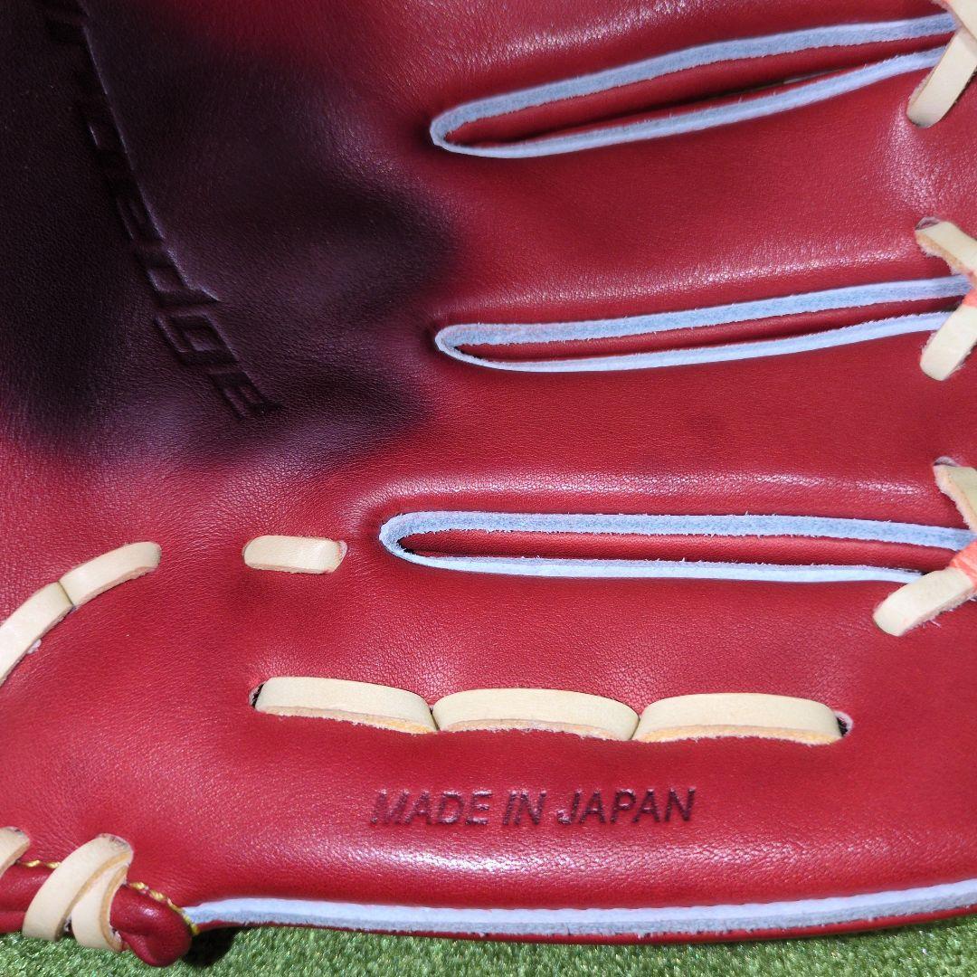 proedge 赤 レザー 硬式グローブ 収納袋付き