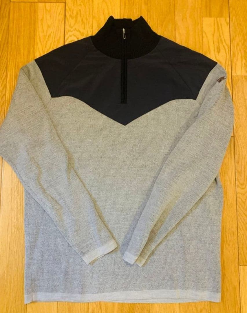デサント　ゴルフ　メンズウェア　セーター　グレー　Lサイズ