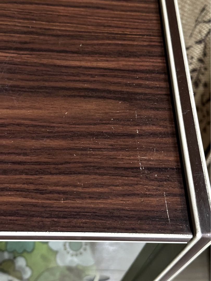 昭和レトロ　食器棚　ショーケース　ガラス戸　飾り棚　レトロポップ