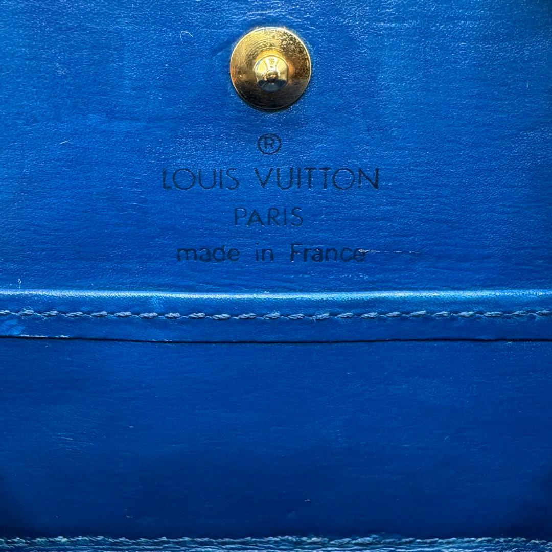 【✨極美品✨】LOUIS VUITTON 青 エピ ケース ブルー