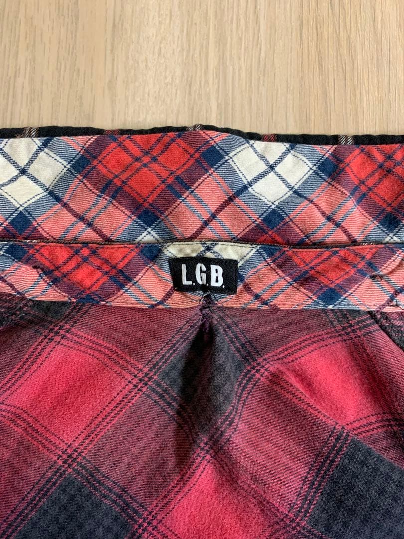 L.G.B. チェックシャツ スナップボタン check shirt 00s