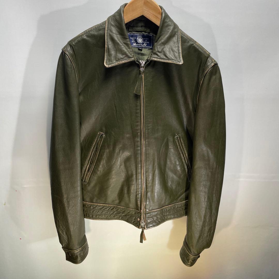 AVIREX バッファローレザー　ライダースジャケット　サイズM