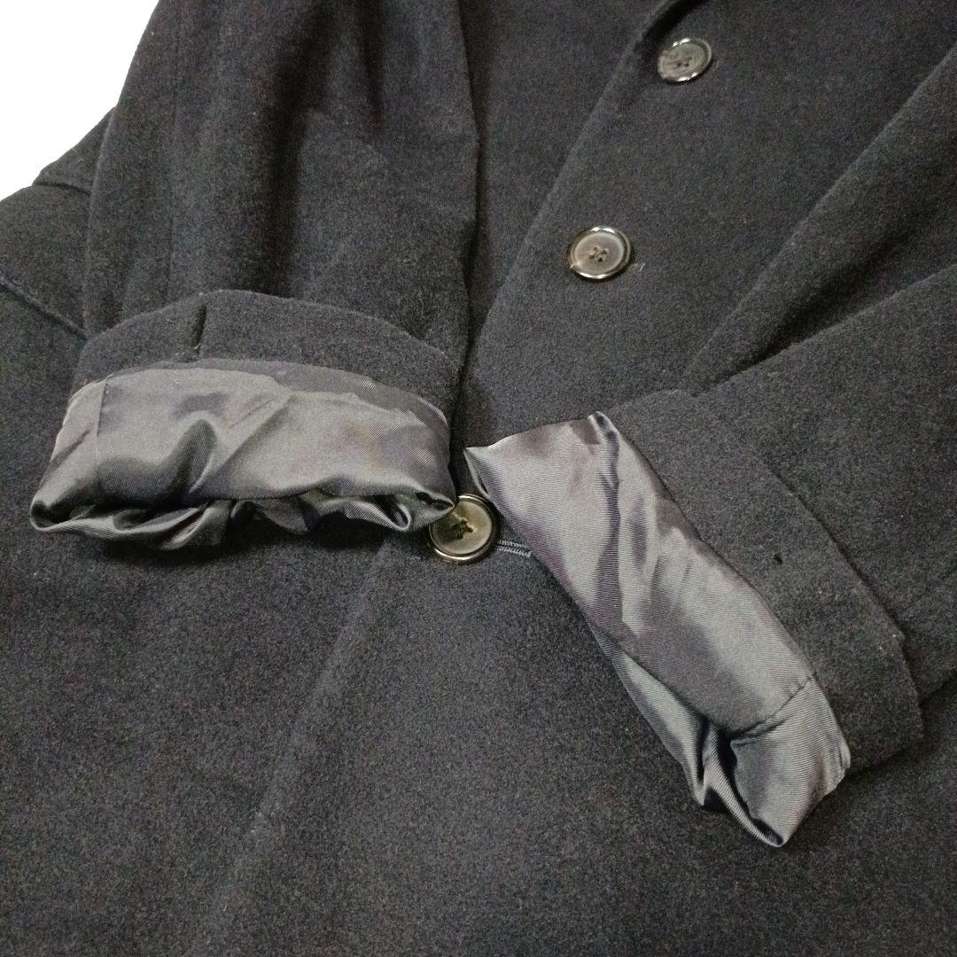 極美品■HICKEY FREEMAN ウール チェスターコート ブラック