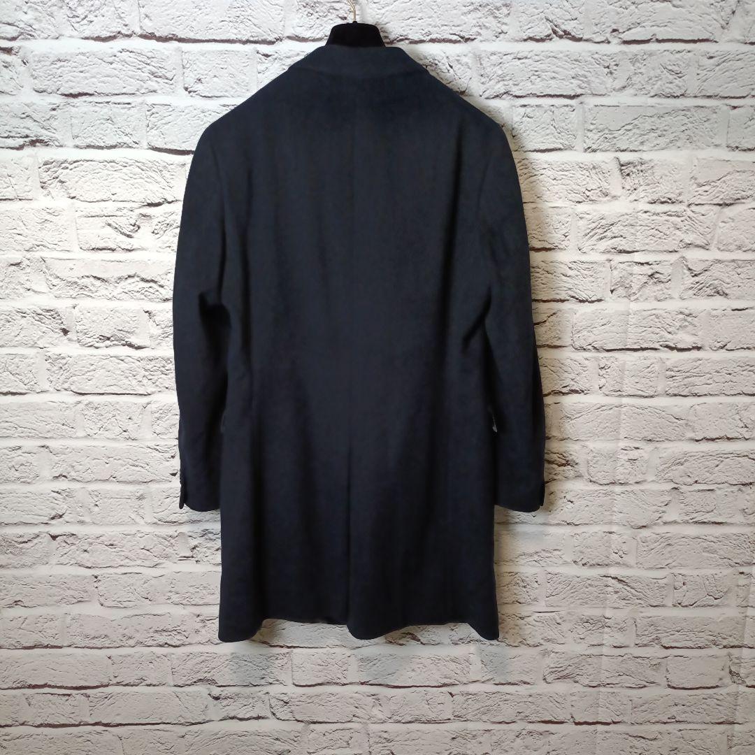 極美品■HICKEY FREEMAN ウール チェスターコート ブラック