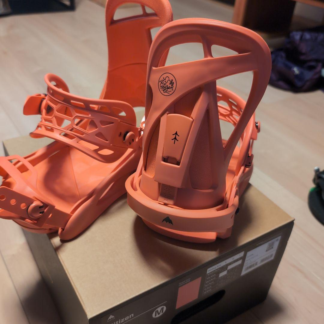 Burton Citizen スノーボードビンディング Mサイズ ピーチピンク