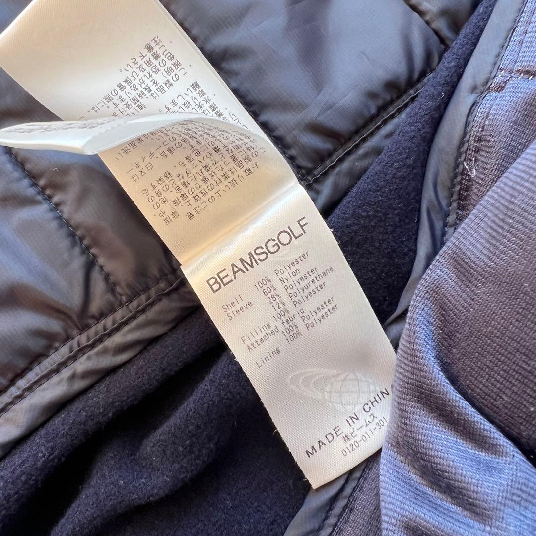 BEAMS GOLF ビームスゴルフ　星柄　ダウンジャケット　メンズ　中綿　M
