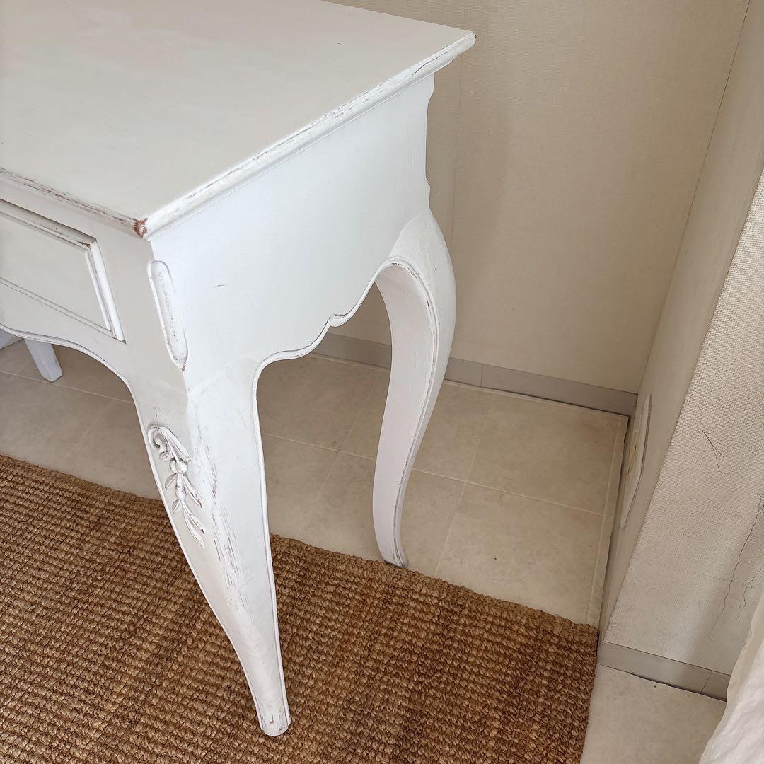 北欧　フランス製　コンソール　アンティーク　ドレッサー　デスク　シャビーシック