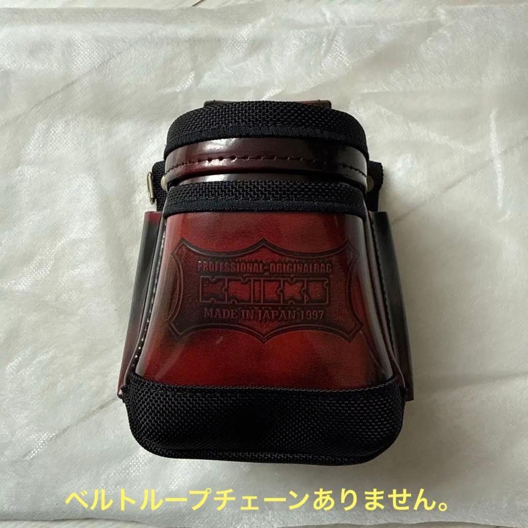 ニックス(KNICKS) アドバンガラス革 小物腰袋　赤　ADV-201VADX