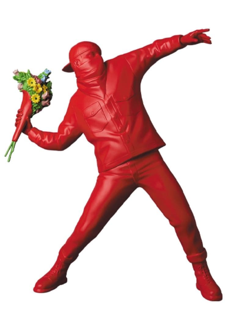 工芸品 BANKSY FLOWER BOMBER (Red ver.)