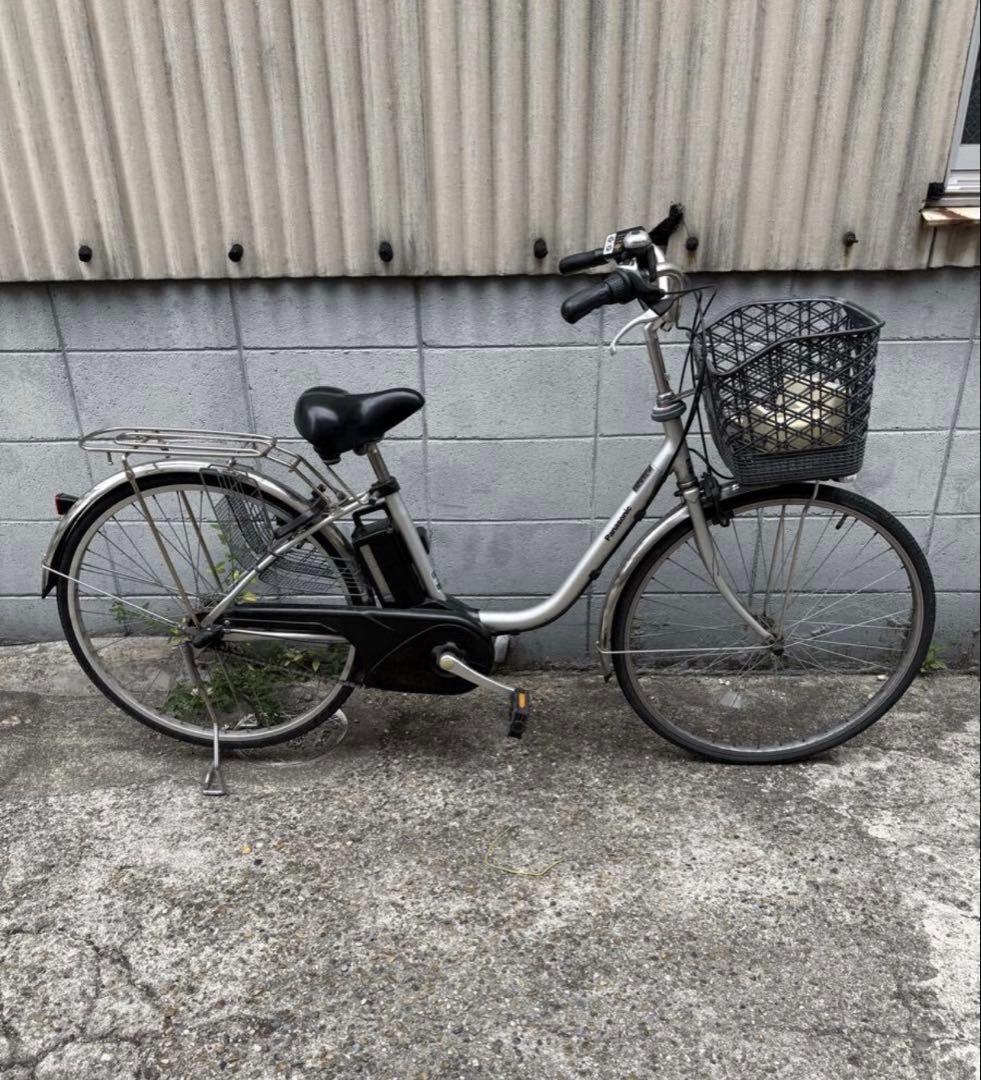 充電器付属！パナソニック ビビ　26インチ　3段 LED 電動アシスト自転車